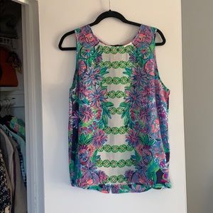 Lilly Pulitzer silk Tank Blouse